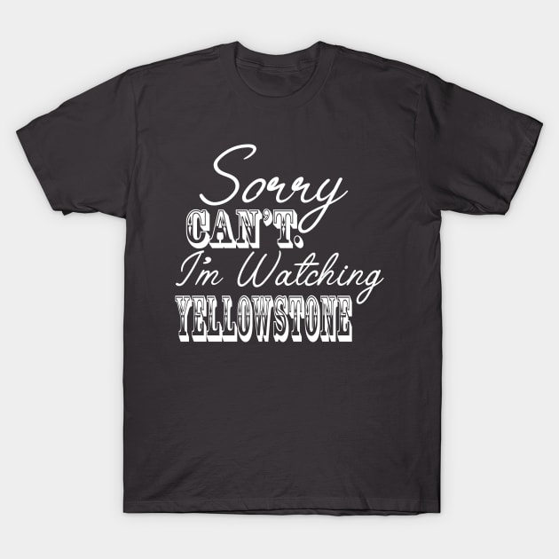 Yellowstone TV Show T-Shirt by CreatingChaos